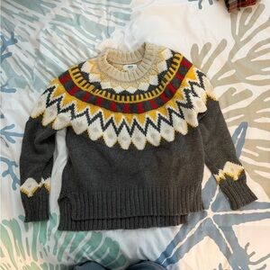 Cozy Multicolor Patterned Sweater